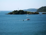 Drake's Island landing platform taken from Millbay, Plymouth
