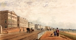 Brighton, The Front and the Chain Pier Seen in the Distance, Frederick William Woledge, 1840